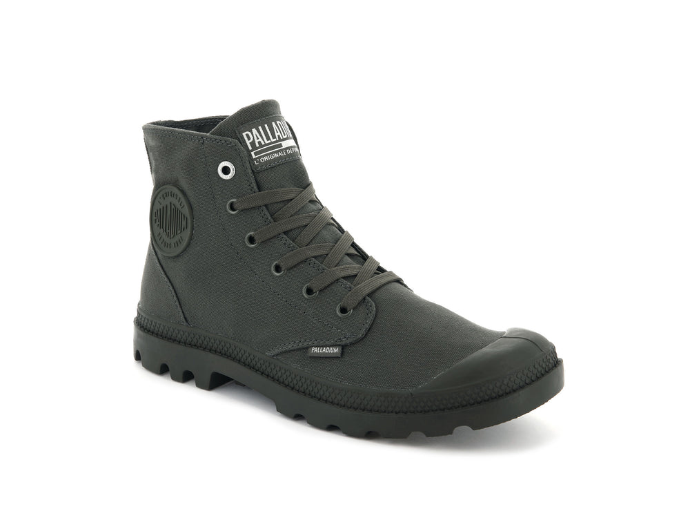 Zapatos Altas Palladium MONO CHROME Hombre Verde Oliva | Costa Rica-16540